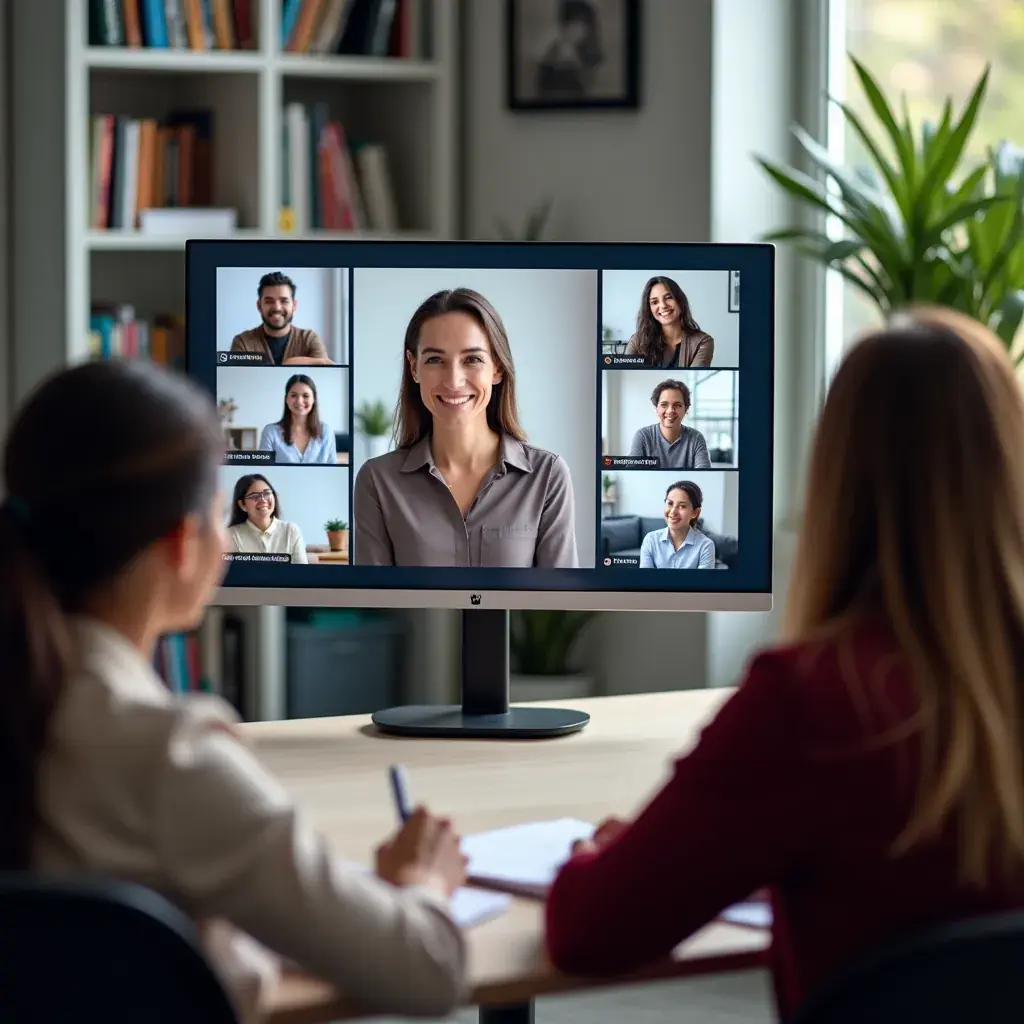 Modern office environment